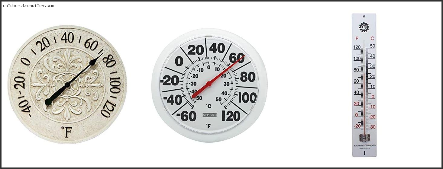 Best Large Outdoor Thermometer
