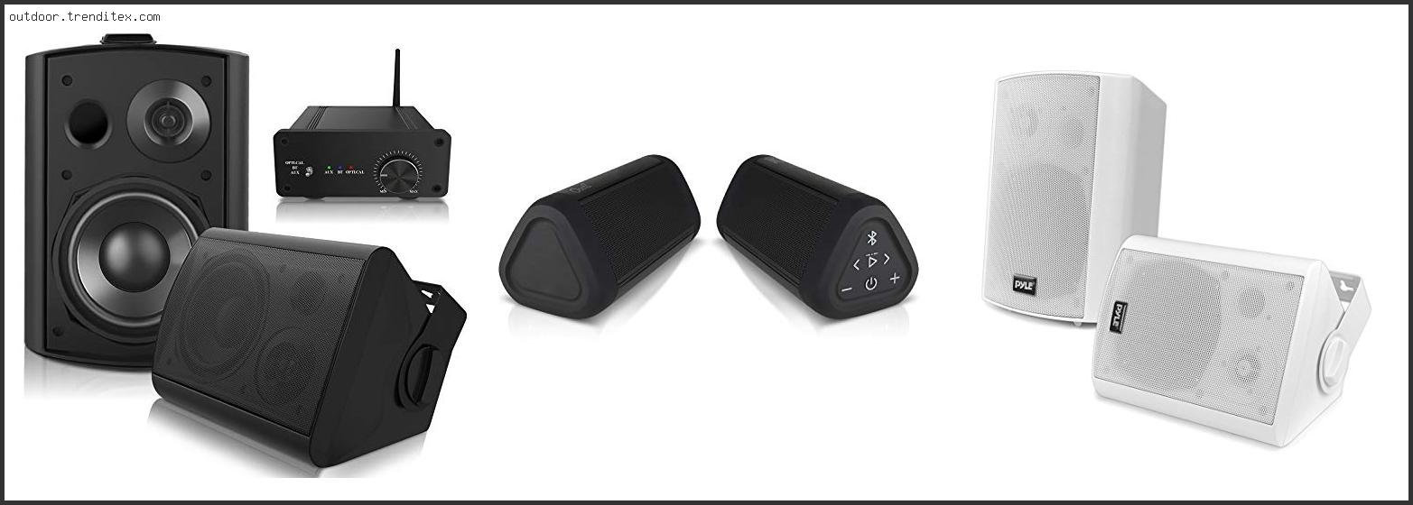 Best Outdoor Bluetooth Speaker System