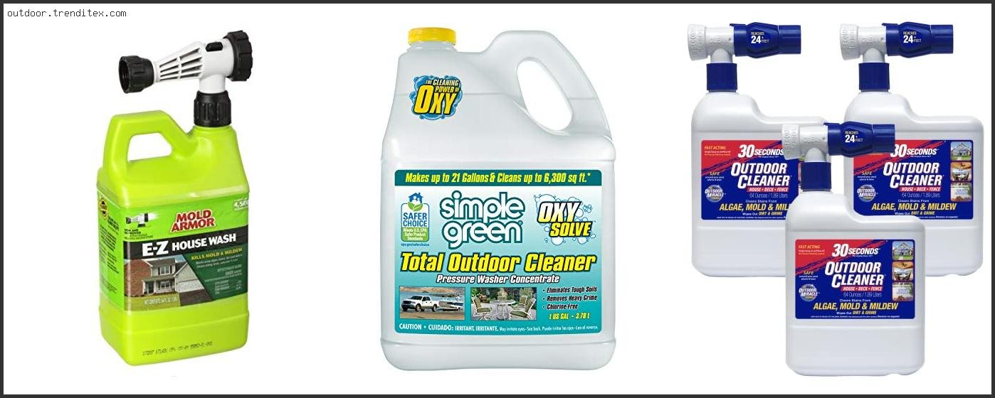Best Outdoor House Cleaner
