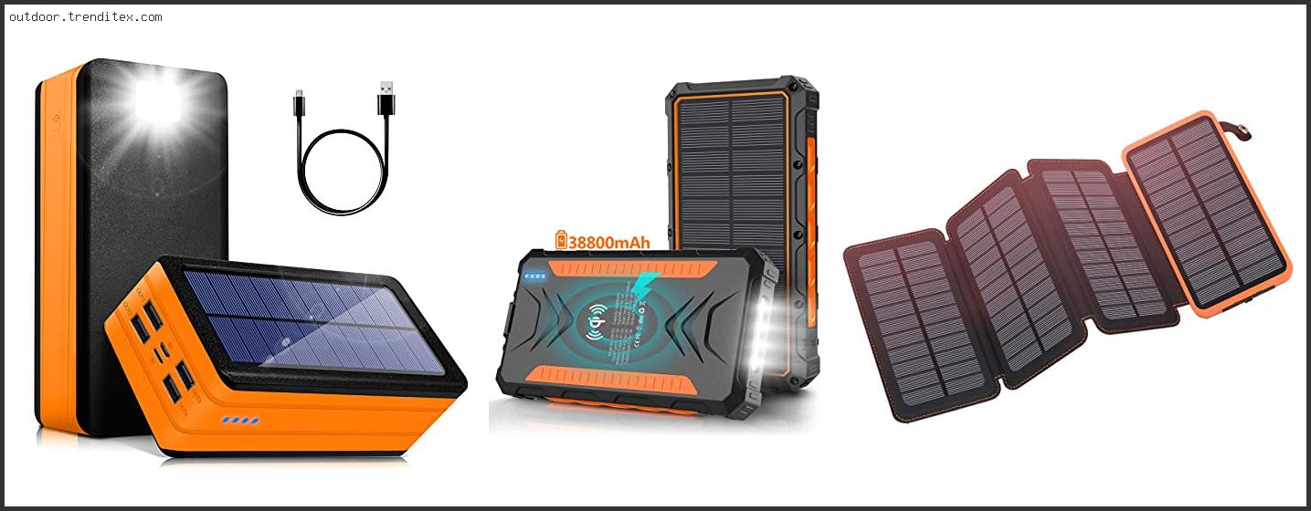 Best Hiking Solar Power Bank