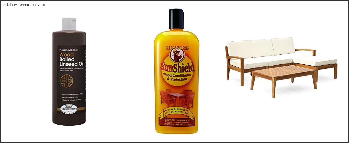 Best Oil For Acacia Wood Outdoor Furniture