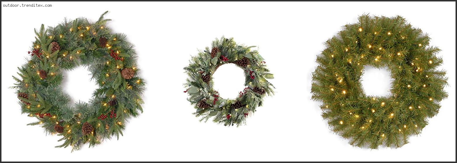 Best Pre Lit Outdoor Wreaths