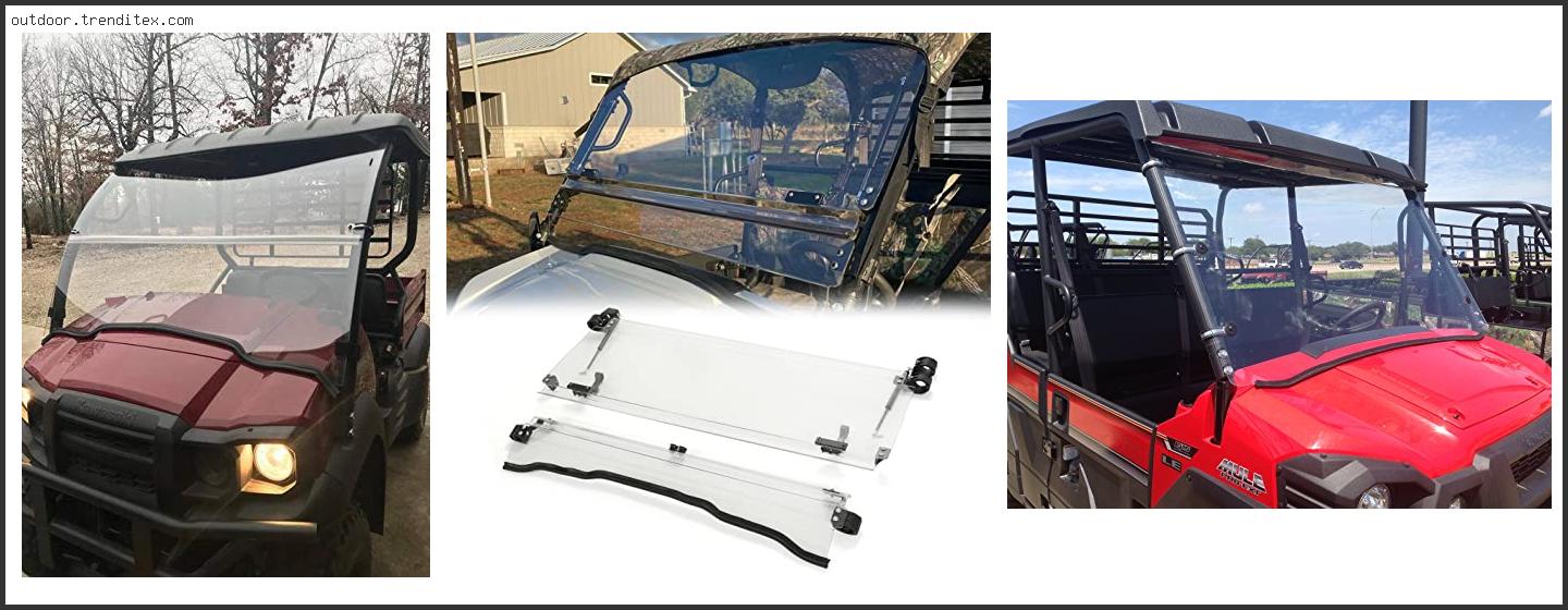 Best Windshield For Kawasaki Mule