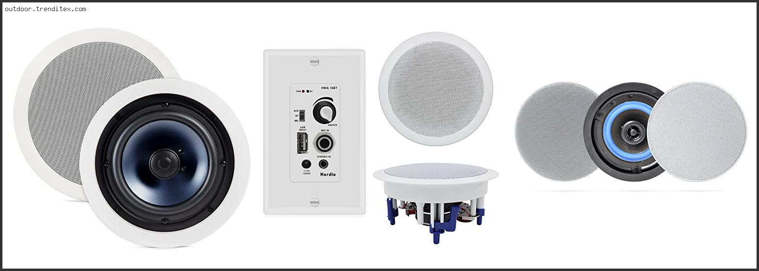 Best Outdoor Bluetooth Ceiling Speakers