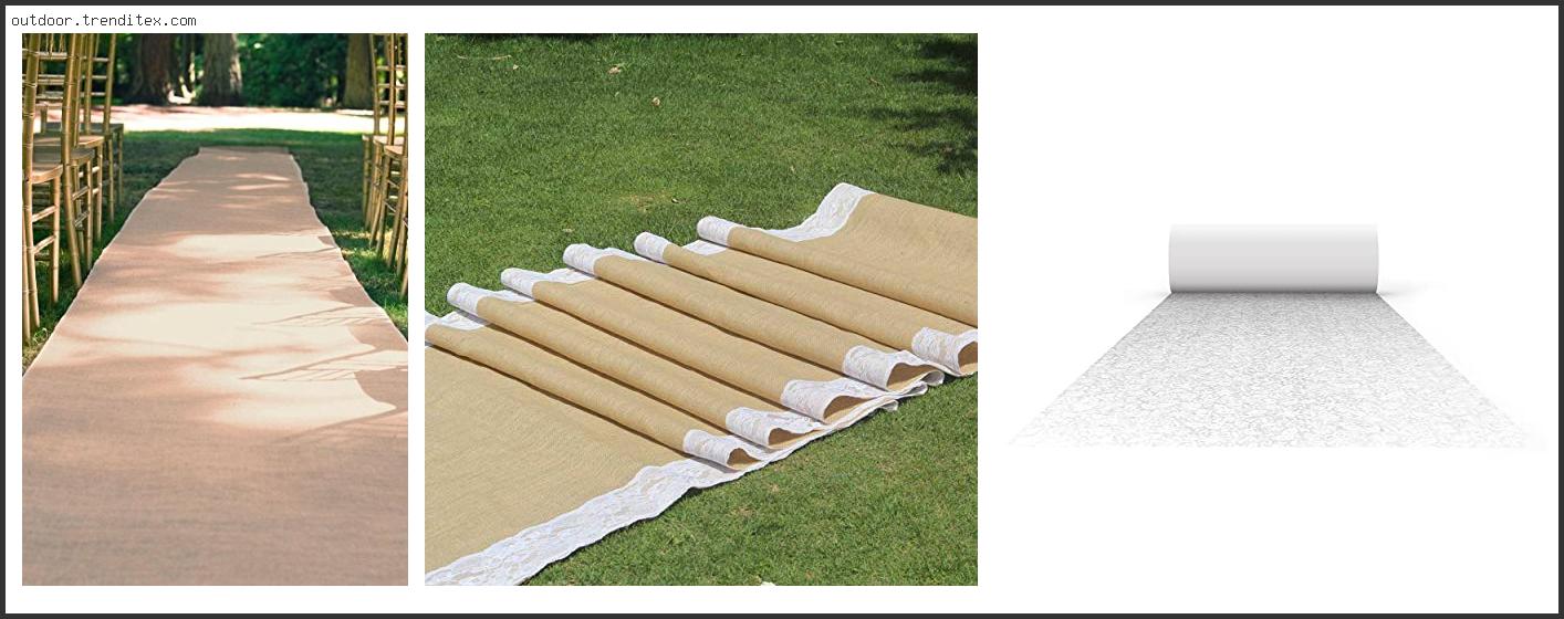 Best Aisle Runner For Outdoor Wedding