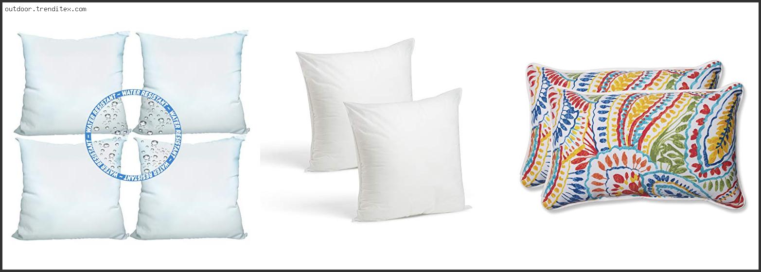 Best Filling For Outdoor Pillows