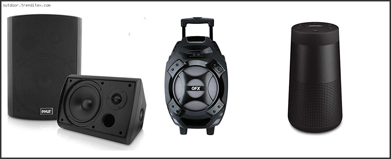 Best Outdoor Wireless Bluetooth Speakers