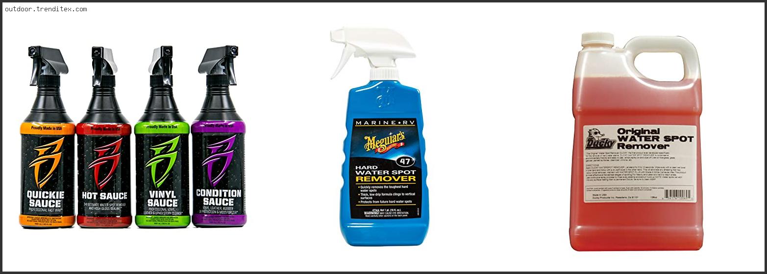 Best Boat Hard Water Spot Remover