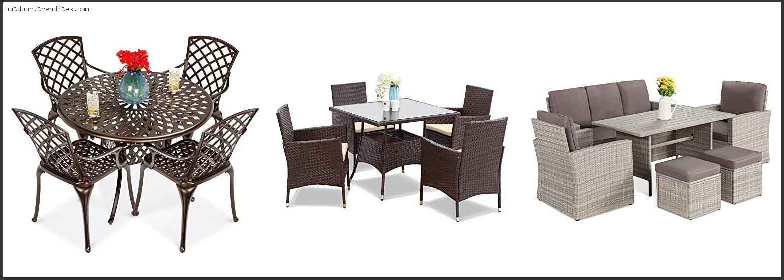 Best Choice Products 5 Piece Outdoor Patio Wicker Dining Set